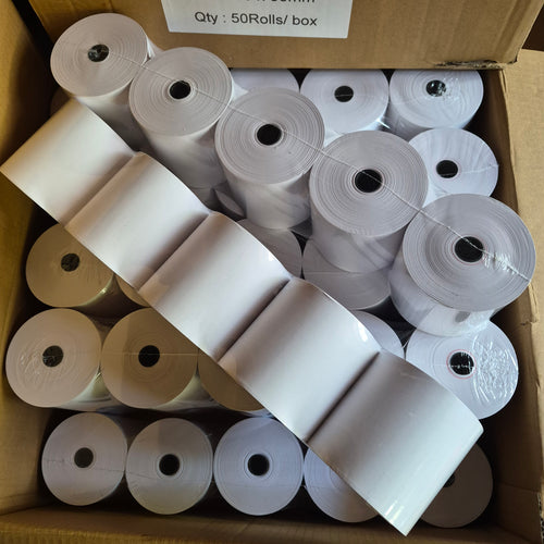 10 Thermische Kassarollen 80x80x12 mm - 70 GSM - Geschikt voor POS, Kassasystemen & Bonprinters