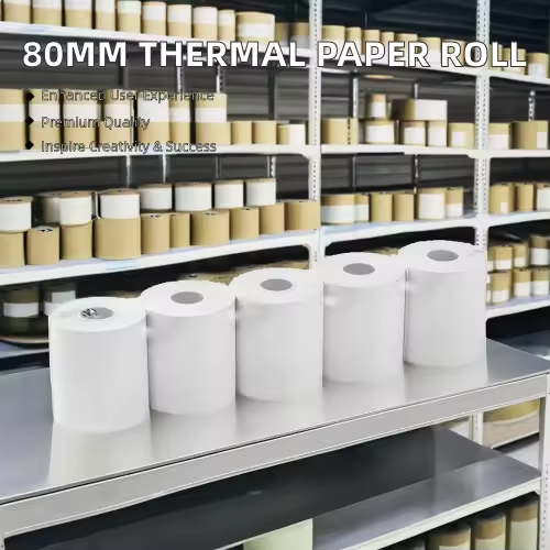 10 Thermische Kassarollen 80x80x12 mm - 70 GSM - Geschikt voor POS, Kassasystemen & Bonprinters