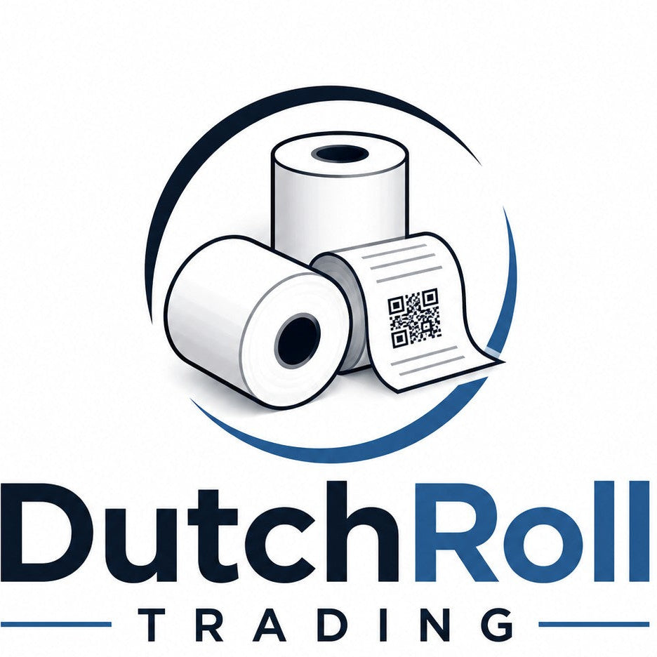 50 stuks DutchRoll 70 gsm Thermische Kassarollen 80x80x12 mm – Geschikt voor kassasystemen